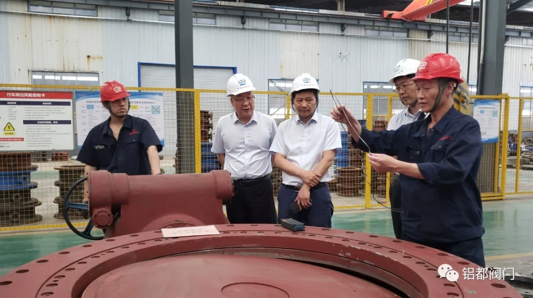 铝都阀门 | 岱海生态应急补水工程项目技术联络会