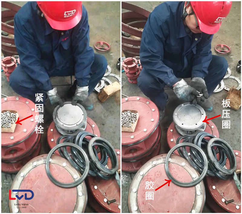 <小阀门大智慧>法兰蝶阀加工流程之阀板组装