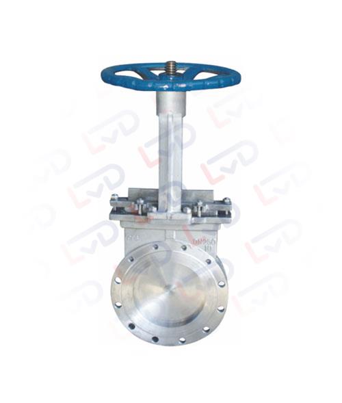 Manual knife gate valve