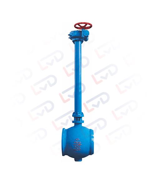 Welded eccentric semi-ball valve (directly buried)