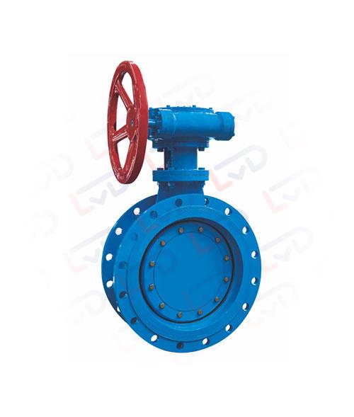 Flange connected butterfly valve